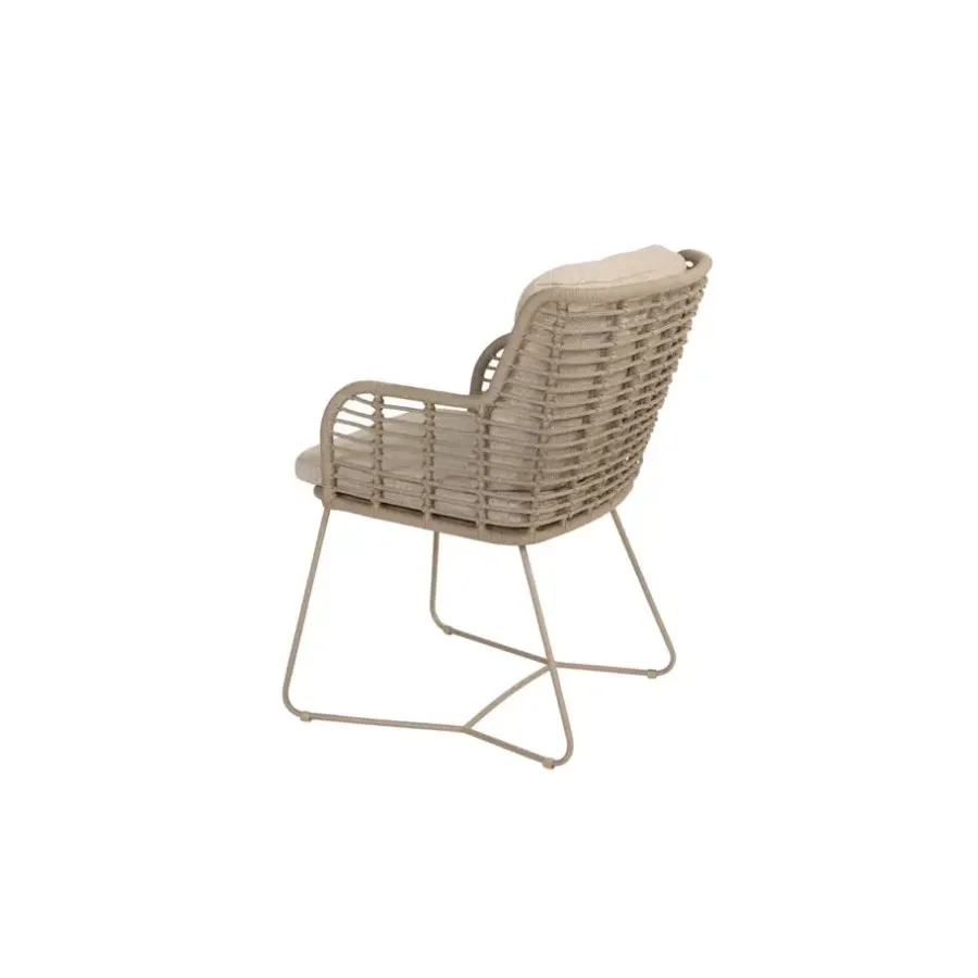 4-Seasons Outdoor 4 Seasons Fabrice lounge dining stoel - Latte