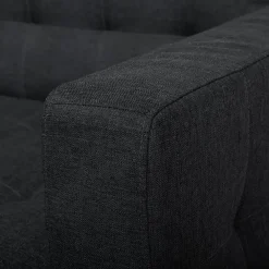 Loveseats-Beliani ABERDEEN - Chaise longue - Grijs - Symmetrisch - Polyester