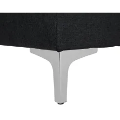 Loveseats-Beliani ABERDEEN - Chaise longue - Grijs - Symmetrisch - Polyester