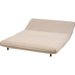 Slaapbanken|Slaapbanken-Leen Bakker ABISKO - Slaapbank 2-zits - Beige - Kunstlinnen