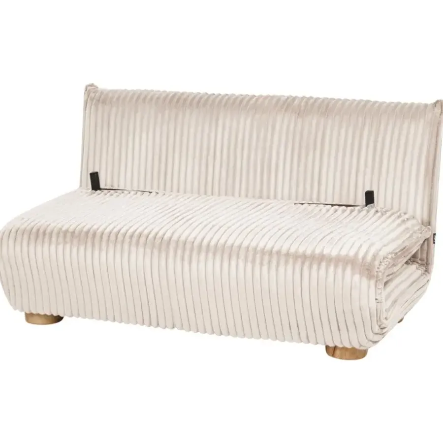Leen Bakker ABISKO - Slaapbank 2-zits - Gebroken wit - Corduroy