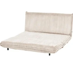 Leen Bakker ABISKO - Slaapbank 2-zits - Gebroken wit - Corduroy