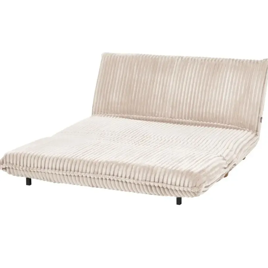 Leen Bakker ABISKO - Slaapbank 2-zits - Gebroken wit - Corduroy