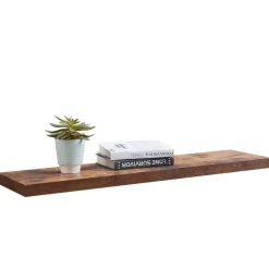 Wandplanken-Merkloos ACAZA Boekenplank van 100 cm lang - industrieel Design - Vintage bruin