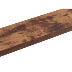 Wandplanken-Merkloos ACAZA Boekenplank van 100 cm lang - industrieel Design - Vintage bruin