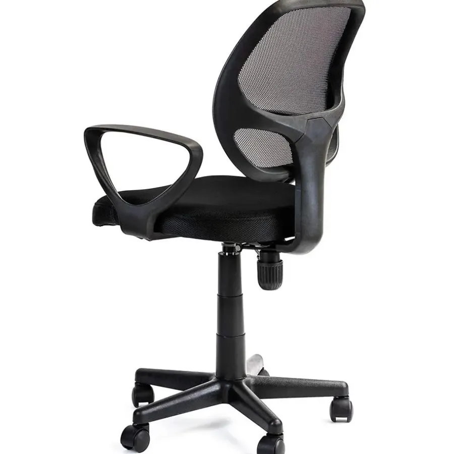 Merkloos ACAZA Bureaustoel Buritos - Solide, Verstelbaar en Ergonomisch - Zwart