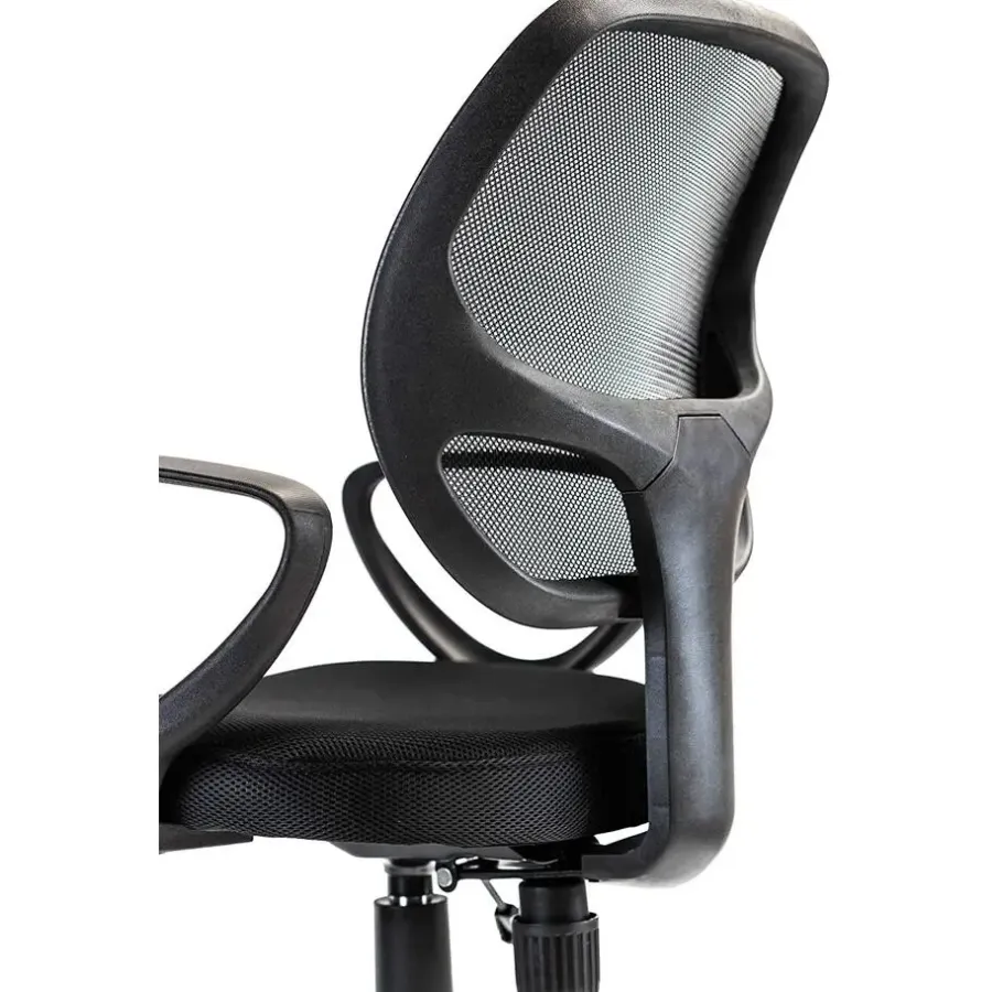 Merkloos ACAZA Bureaustoel Buritos - Solide, Verstelbaar en Ergonomisch - Zwart