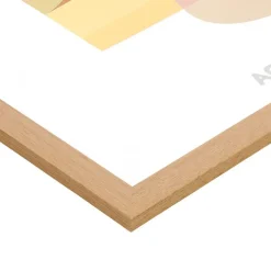 Fotolijsten-Merkloos ACAZA Fotokader - Fotolijst - 50x75 cm - MDF hout - Warme Eik