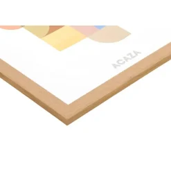 Fotolijsten-Merkloos ACAZA Fotokader - Fotolijst - 50x70 cm - MDF hout & plexiglas - Warme Eik kleur