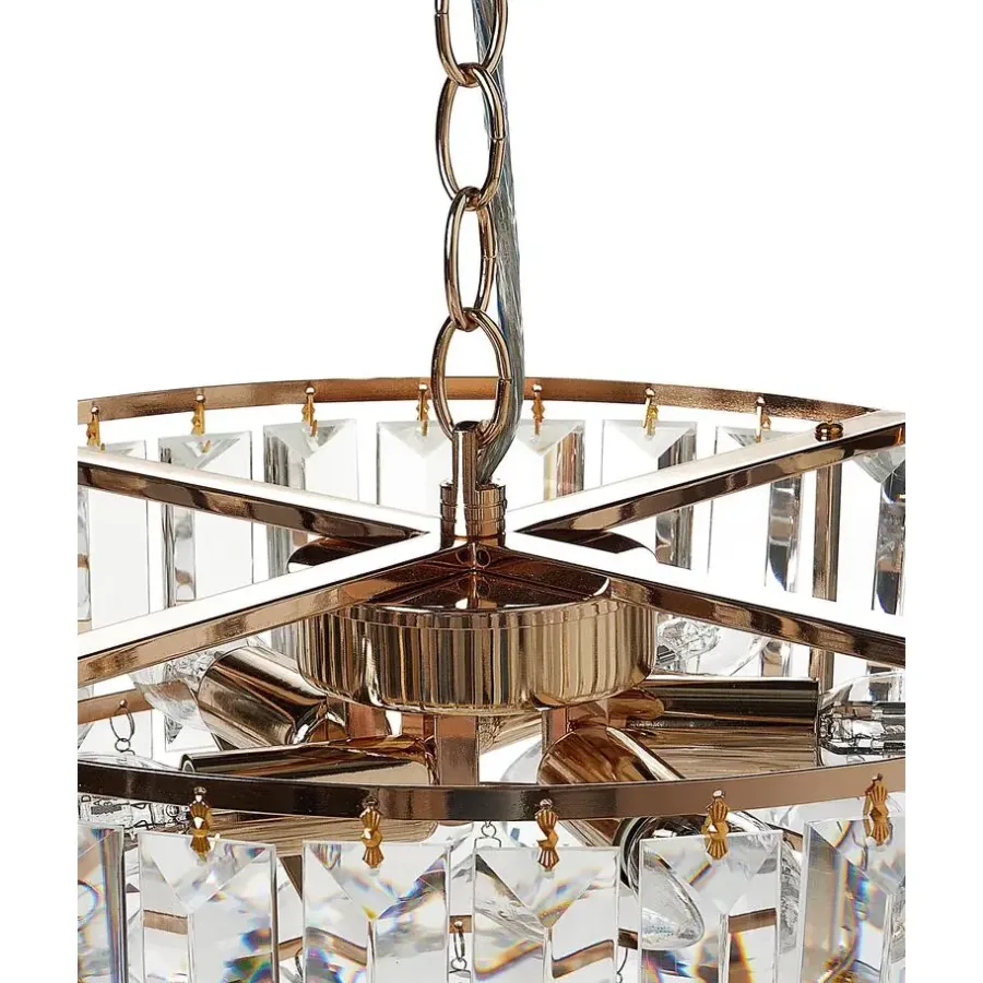 Beliani ACHEIRO - Kroonluchter - Goud - ⌀ 49 cm - Kristal