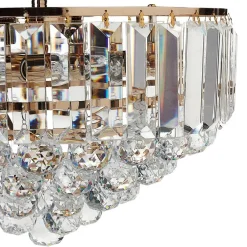 Beliani ACHEIRO - Kroonluchter - Goud - ⌀ 49 cm - Kristal
