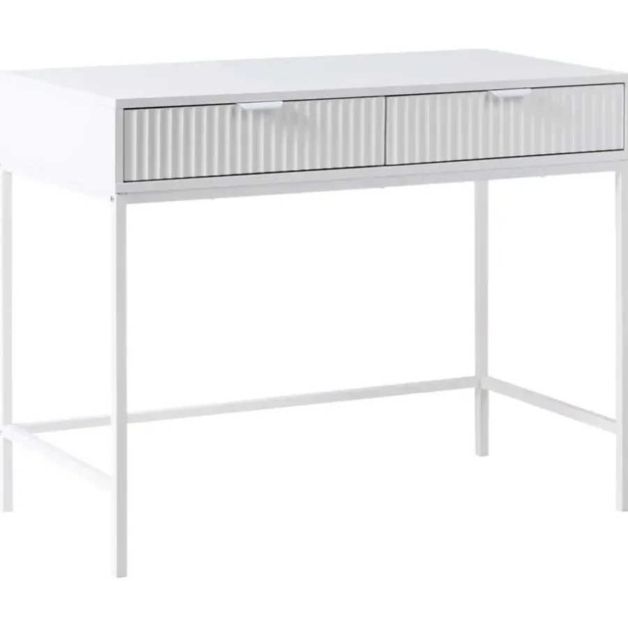 Leen Bakker ADELAIDE - Sidetable - Wit - MDF