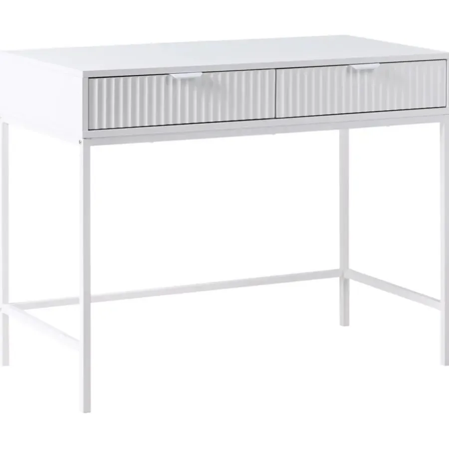 Leen Bakker ADELAIDE - Sidetable - Wit - MDF