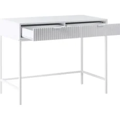 Leen Bakker ADELAIDE - Sidetable - Wit - MDF
