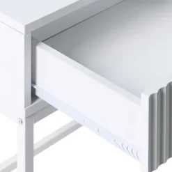 Leen Bakker ADELAIDE - Sidetable - Wit - MDF