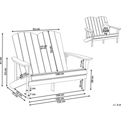 Tuinbanken-Leen Bakker ADIRONDACK - Tuinbank - Lichtgroen - Kunsthout