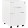 Ladeblokken-Euroseats Afsluitbaar ladeblok / bureaukast 39x60 cm - 3 lades - Wit