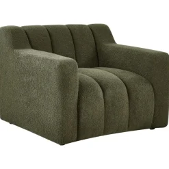 Beliani AGERUP - Fauteuil - Donkergroen - Bouclé