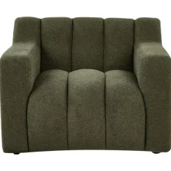Beliani AGERUP - Fauteuil - Donkergroen - Bouclé