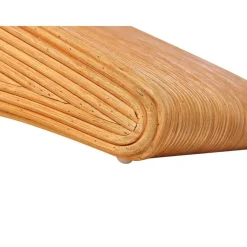 Beliani AIROLE - Ligstoel - Lichthout - Rotan