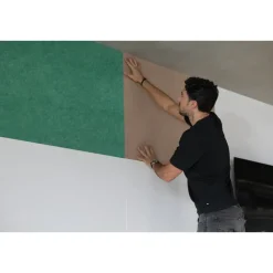 Wandpanelen-IVOL Akoestisch wandpaneel PET-vilt - 100x100 cm - Grijs