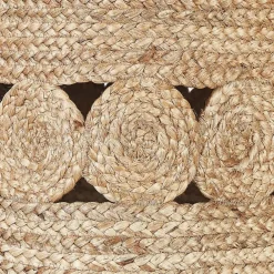 Opbergmanden-Beliani ALANG - Mand set van 2 - Natuurlijk - Jute
