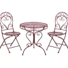 Leen Bakker ALBINIA - Bistroset voor 2 - Bordeaux - Metaal