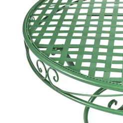 Leen Bakker ALBINIA - Tuintafel - Groen - 70 x 70 cm - IJzer