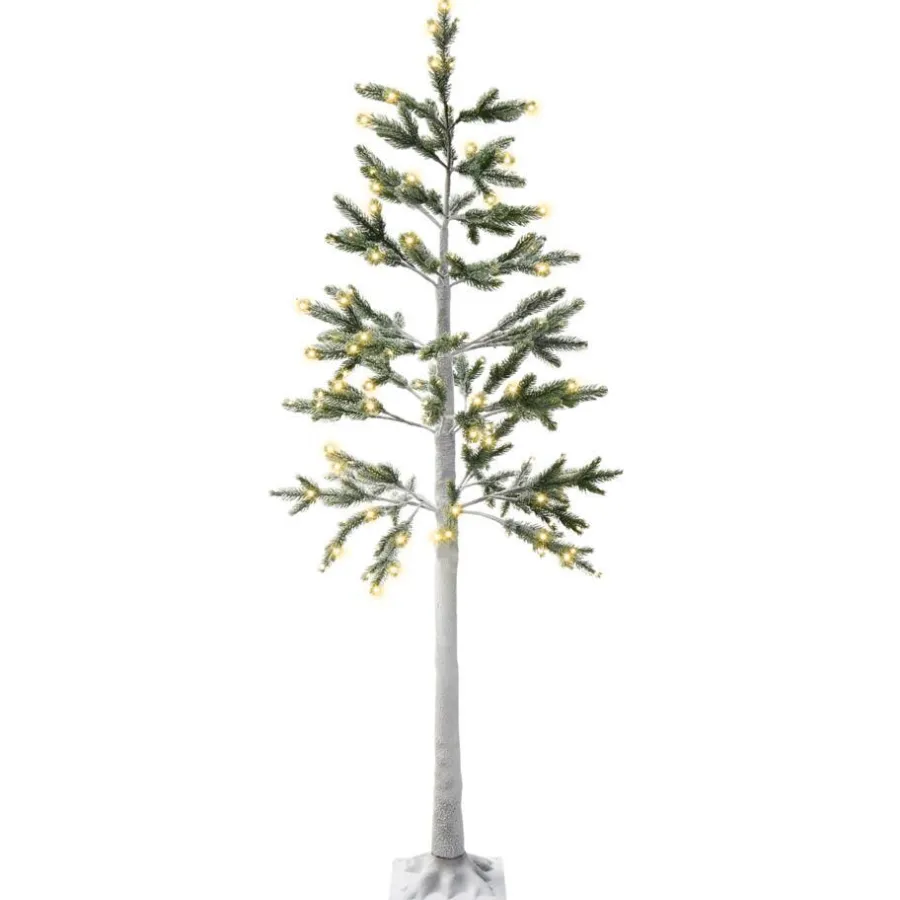 Leen Bakker ALBIONI - LED-verlichting voor buiten - Wit - 180 cm - PVC