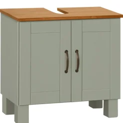 Dorel Home Alby - Wastafelonderkast 60 cm met 2 deuren in groen