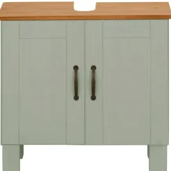 Dorel Home Alby - Wastafelonderkast 60 cm met 2 deuren in groen