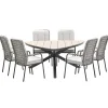 Garden Impressions Aleria tuinset 7-delig - Tulli triangle tafel 170 cm