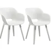 Allibert Tuinstoel Akola - wit (2 stuks)
