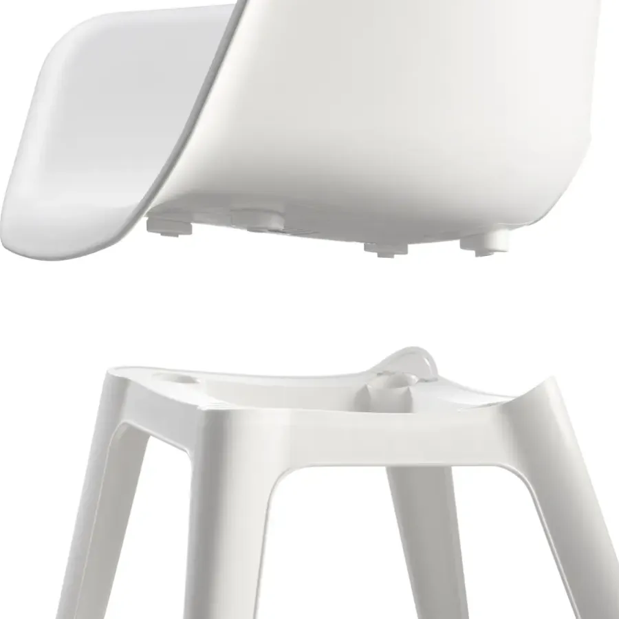 Allibert Tuinstoel Akola - wit (2 stuks)