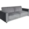Dorel Home Allie II - Slaapbank 3-zits in antraciet fluweel