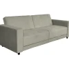 Dorel Home Allie II - Slaapbank 3-zits in taupe fluweel