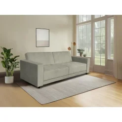 Dorel Home Allie II - Slaapbank 3-zits in taupe fluweel