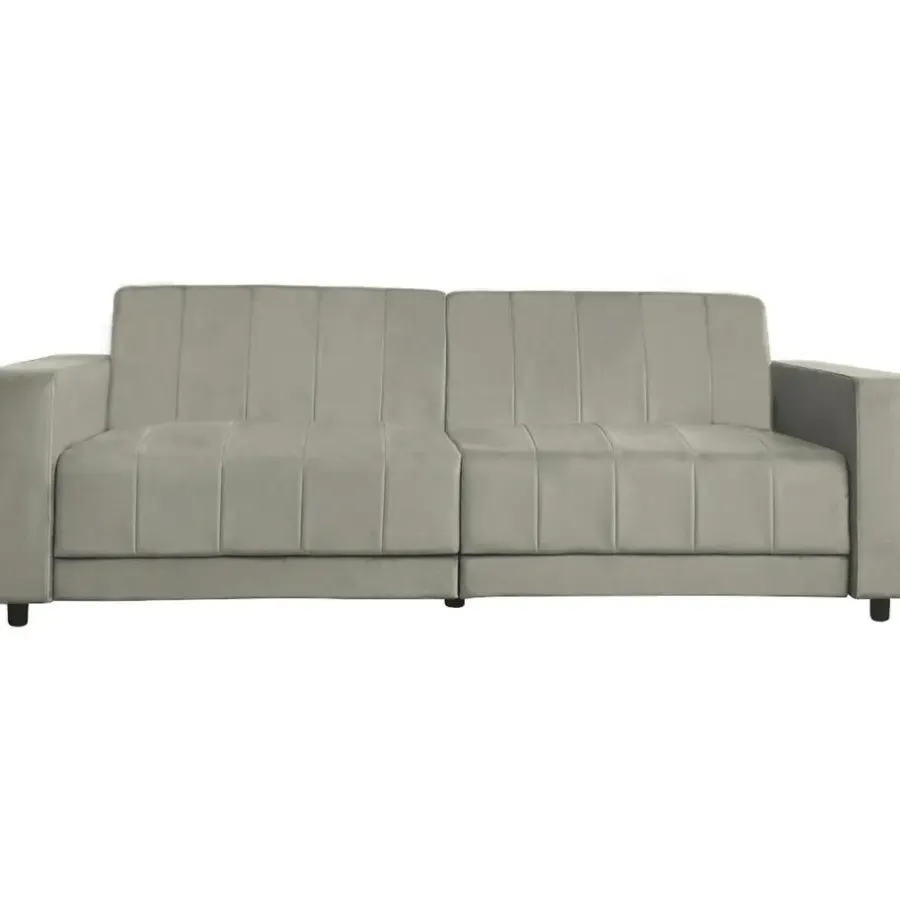 Dorel Home Allie II - Slaapbank 3-zits in taupe fluweel