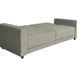 Dorel Home Allie II - Slaapbank 3-zits in taupe fluweel