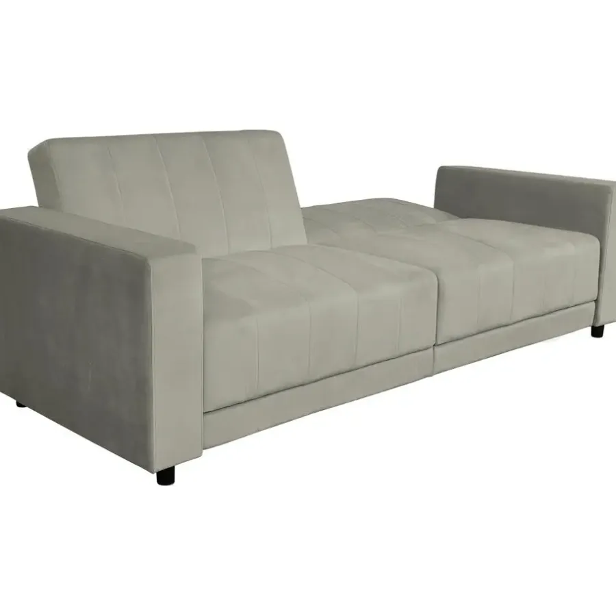 Dorel Home Allie II - Slaapbank 3-zits in taupe fluweel