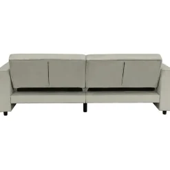 Dorel Home Allie II - Slaapbank 3-zits in taupe fluweel