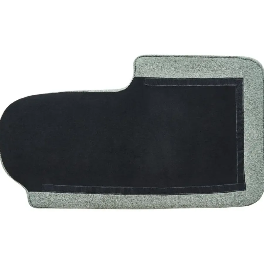 Loveseats-Beliani ALLIER - Chaise longue - Groen - Rechterzijde - Bouclé