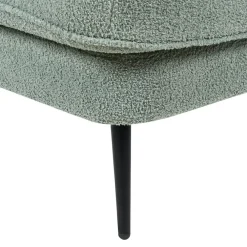 Loveseats-Beliani ALLIER - Chaise longue - Groen - Rechterzijde - Bouclé