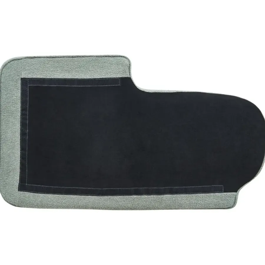 Beliani ALLIER - Chaise longue - Groen - Linkerzijde - Bouclé