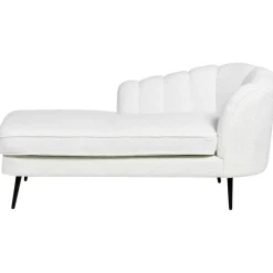 Loveseats-Beliani ALLIER - Chaise longue - Off-white - Rechterzijde - Bouclé