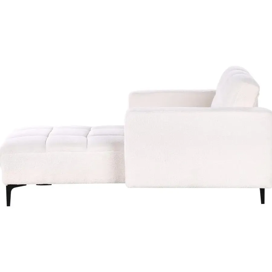 Loveseats-Leen Bakker ALNES - Chaise longue - Wit - Polyester