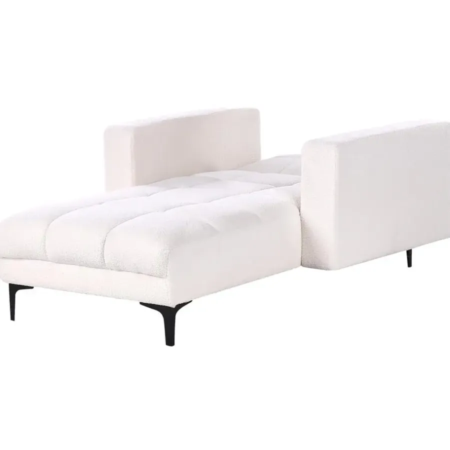 Loveseats-Leen Bakker ALNES - Chaise longue - Wit - Polyester