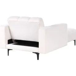 Loveseats-Leen Bakker ALNES - Chaise longue - Wit - Polyester