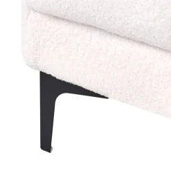 Loveseats-Leen Bakker ALNES - Chaise longue - Wit - Polyester