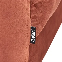 Leen Bakker ALNES - Ottomaan - Lichtrood - Polyester